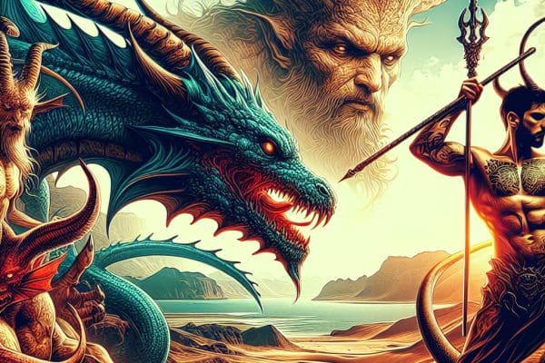 Potwory w mitologii perskiej – od smoków do demonów.